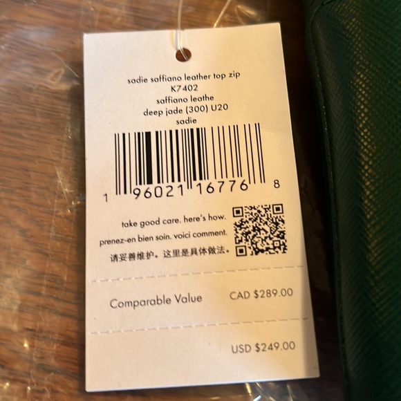 kate spade Sadie bag in green - Picture 9 of 9